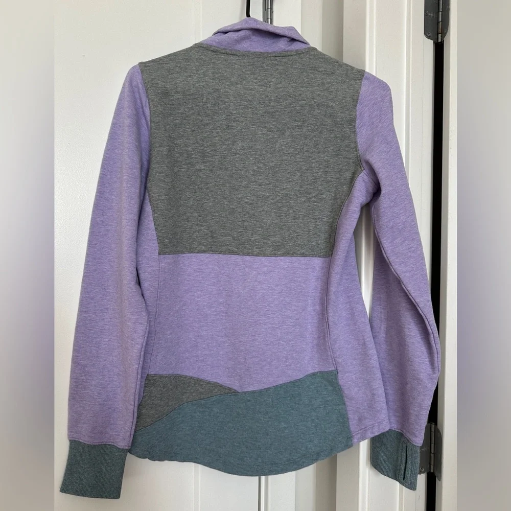 Women’s LL Bean Cozy Mixed Knit Pullover, Colorblock, XS - Picture 10 of 13